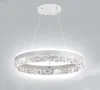 Люстра підвісна біла світлодіодна з пультом STELLA ICE 80W та додатком для телефону