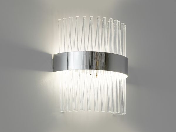 Сучасний лед настінний світильник, 18 ват, бра хромоване
