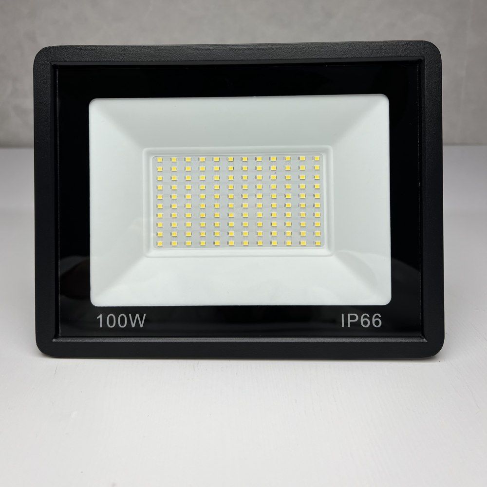 Прожектор світлодіодний вуличний FL-100W 5000K BLACK IP65