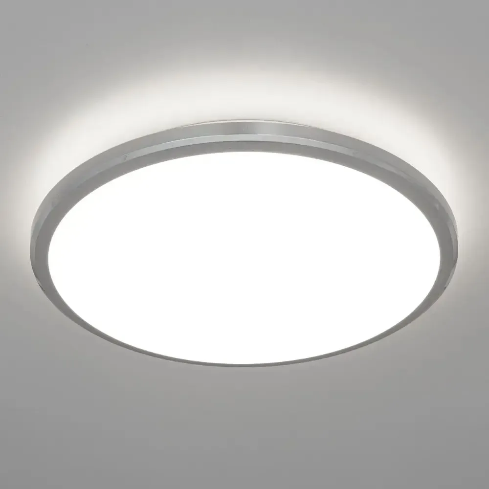 Світильник світлодіодний RING матовий срібний 30W Ø 39 см 4000К IP40