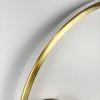 Сучасний стіновий або стельовий LED світильник у латунному корпусі  45 см