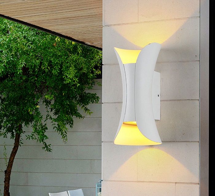 Архітектурний вуличний світлодіодний накладний світильник 6W, 3000K, IP54 білий