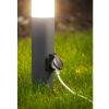 Світильник садовий з розеткою CORTA-P E27 IP44 40 см графіт OS-CORP40G-30
