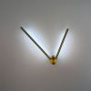 Регульоване лінійне Led бра у латунному корпусі на три режими W903/2 AB