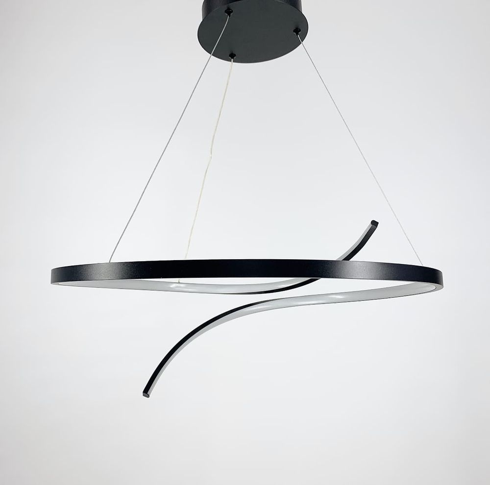 Світильник GIRO SU LED у чорному каркасі Ø 80 см SG4-800 BK