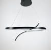 Світильник GIRO SU LED у чорному каркасі Ø 80 см SG4-800 BK