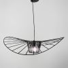 Підвісна LED люстраVERTIGO NOVA MJ 192-800 BK у чорному корпусі