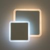 Світильник світлодіодний настінний, бра GEOMETRIA SQUARE 12W WHITE