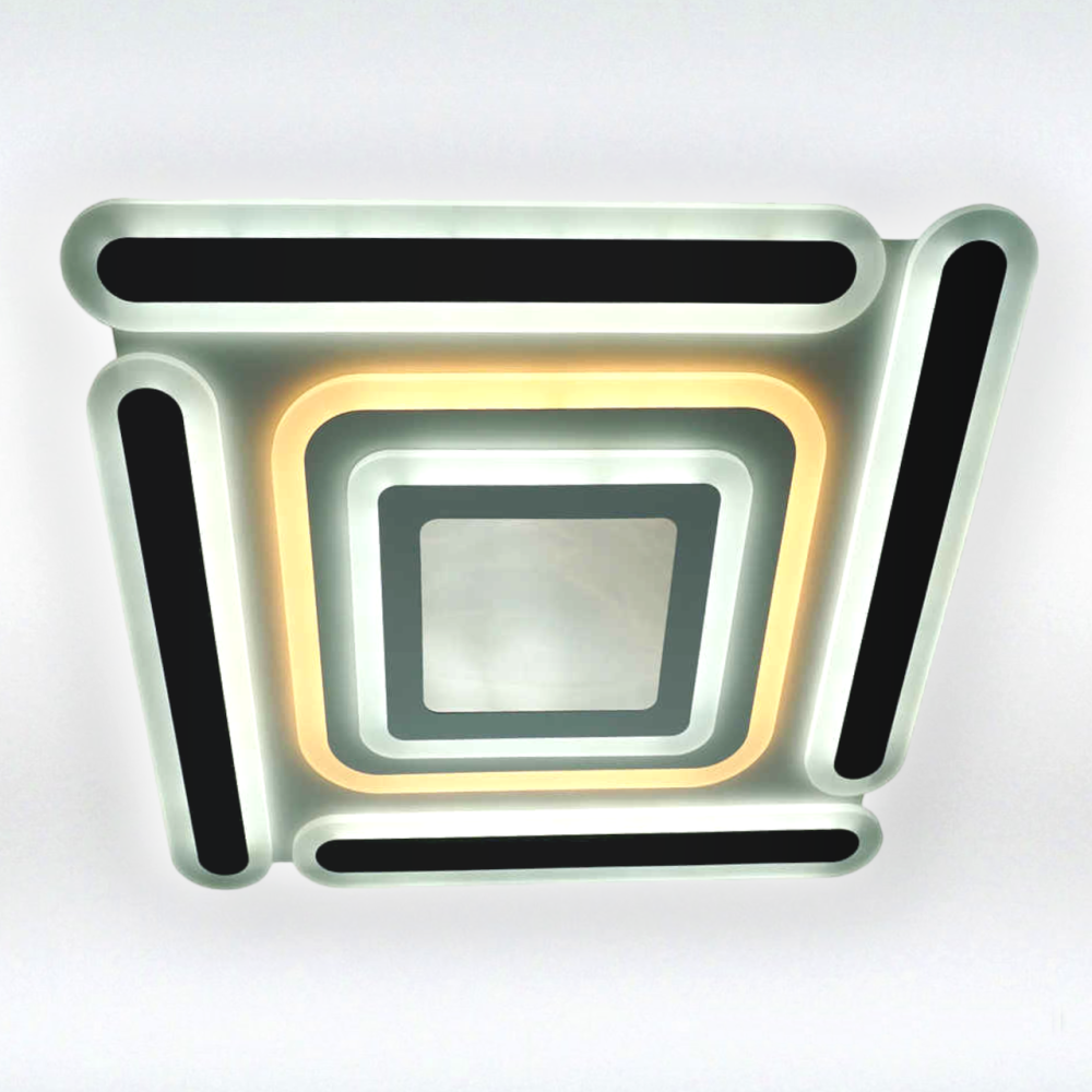 Настельний світлодіодний смарт світильник з пультом MATRIX-K 120 Вт чорний