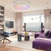 Настельний світлодіодний смарт світильник з пультом GRAND COLOR RGB 60 Вт