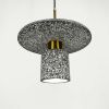 Підвісний сірий бетонний світильник TERRAZZO CYLINDER 30 см