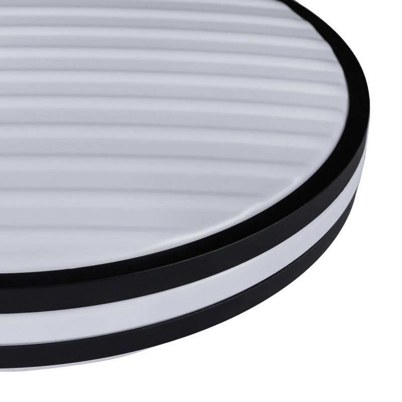 LED Світильник GRILL матовий 24W Ø 32 см діаметр 4000К без пульта чорний