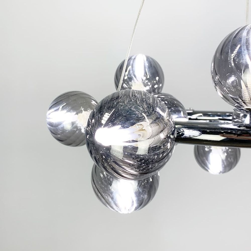 Підвісна люстра в хромі Arte Lamp Bolla MJ17-600 CH+GR