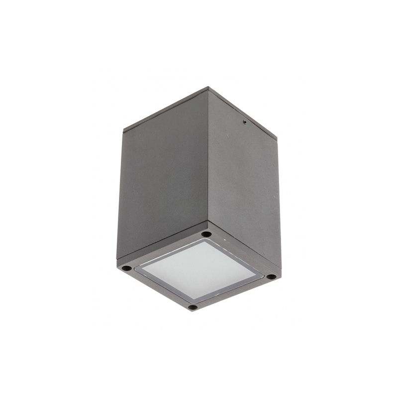 Cвітильник GTV LENTO, алюміній, 100x130, IP54, max 35W, квадратний, графіт OS-LEN100KWG-30