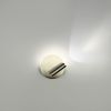 Сатинове бра зі спотом у круглому корпусі Ø 15 см WJ034/150 Sand Nickel