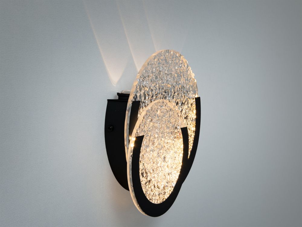 Настінний LED світильник бра 24 Вт чорний 8005-B BK