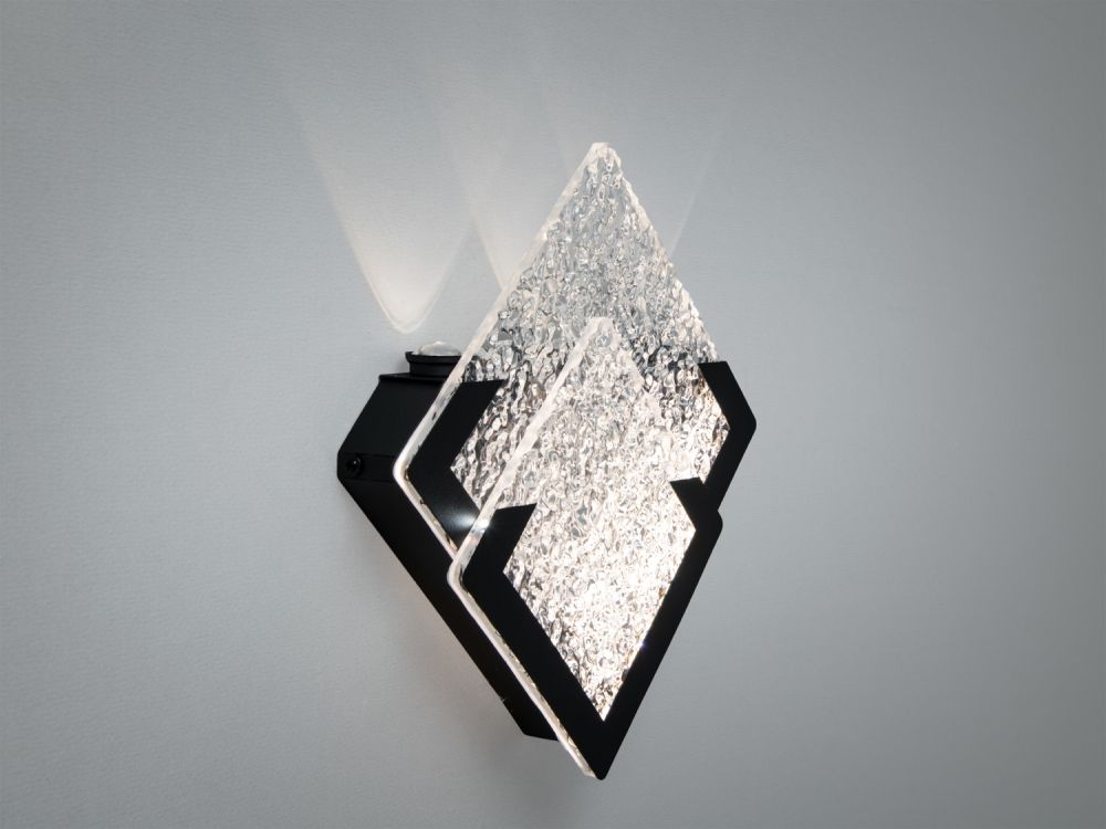 Настінний LED світильник бра 24 Вт чорний 8005-C BK
