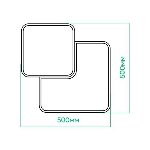 Люстра стельова світлодіодна AL6420ARD 60W TOUCH S з пультом