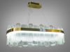 Підвісна кришталева люстра Diasha 803-800x300SGD золото LED 130 Вт