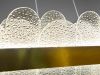 Підвісна кришталева люстра Diasha 803-800x300SGD золото LED 130 Вт