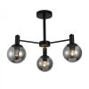 Люстра плафонна під лампу на 3 плафони BL1530-1 NEAPOL чорна