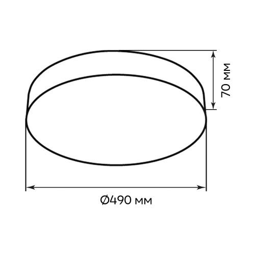 LED Світильник AL5087ARD ALMOND Ø 49 72Вт білий дерево метал