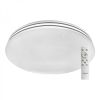 LED cвітильник з пультом AL5750ARD SILVER 54Вт білий з срібним