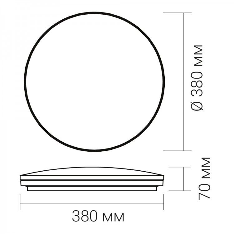 LED cвітильник з пультом AL5750ARD SILVER 54Вт білий з срібним