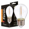 LED лампа Filament  LB-61 1Вт E27 2700K тепле освітлення прозора