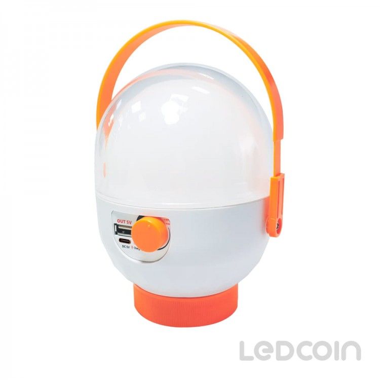 LED ліхтар акумуляторний переносний EL311 6Вт білий