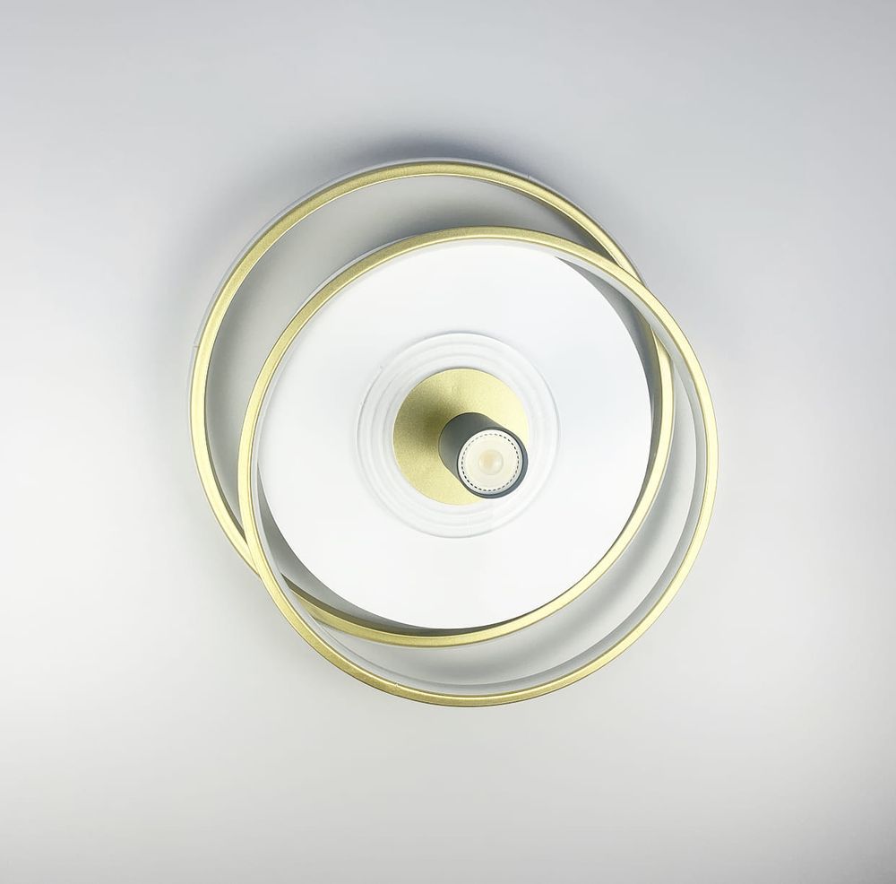 Стельова LED люстра круглої форми