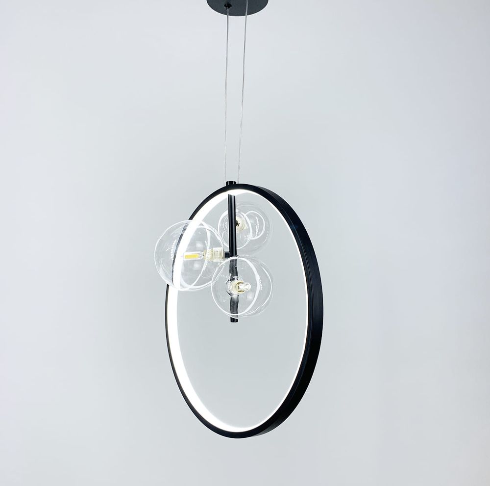 Мінімалістичний світильник Bubi Black