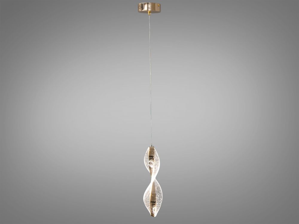 Декоративний підвіс led золотий 8624/1FG 16W