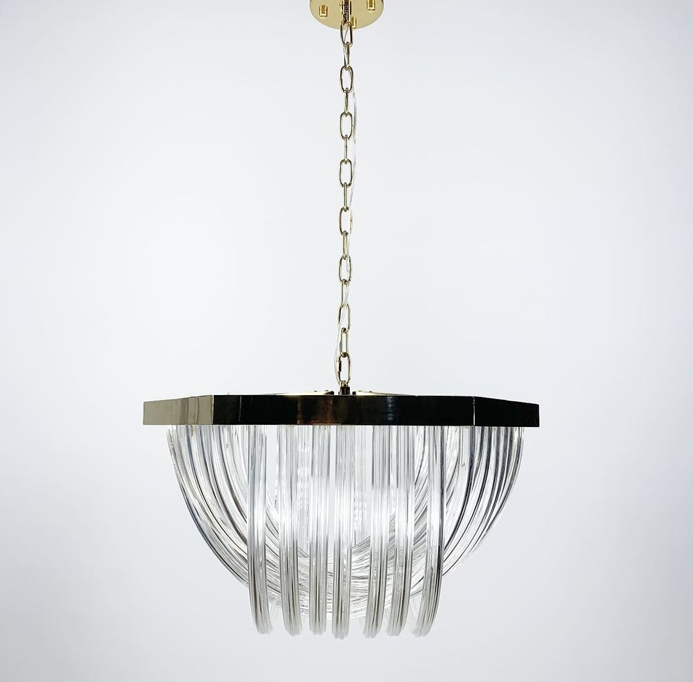 Люстра Murano у золотому каркасі Ø 55 см SA35-500 P