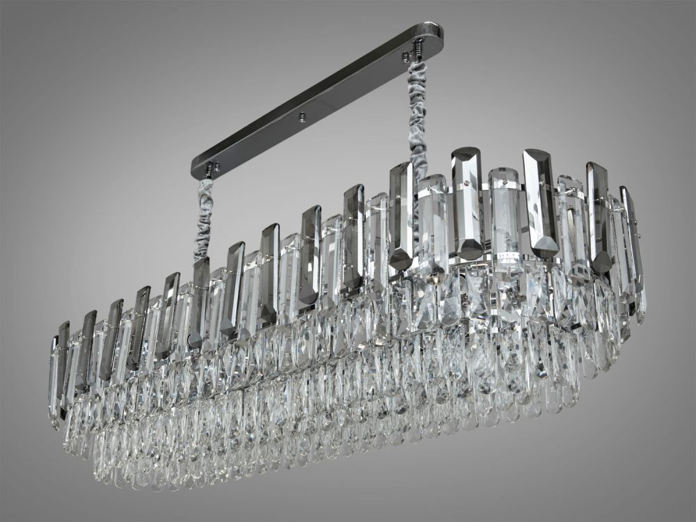 Люстра кришталева підвісна 8805-1200x400CH