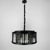 Люстра кришталева BLACK KAGE з графітовими пластинами MJ 160 BK 60 см