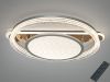 Стельова золота світлодіодна люстра з пультом 100W 8819/600+400