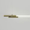 Латунний трубчастий LED світильник у корпусі 150 см MJ351-1500L AB