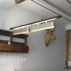 Видовжений світильник на 2 латунних модулі довжиною 100 см