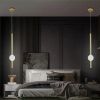 Led світильник латуннийу вертикальній формі 60 см на 3 режими YG 517B/600 VL AB