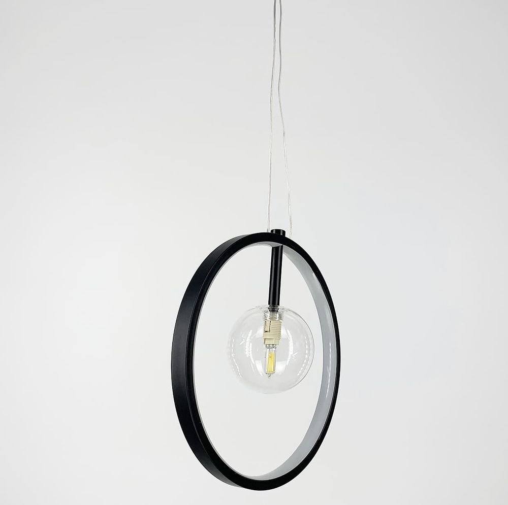 Мінімалістичний світильник Bubi Black