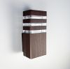 Вуличний настінний світильник в кольорі Coffee 23х11 см