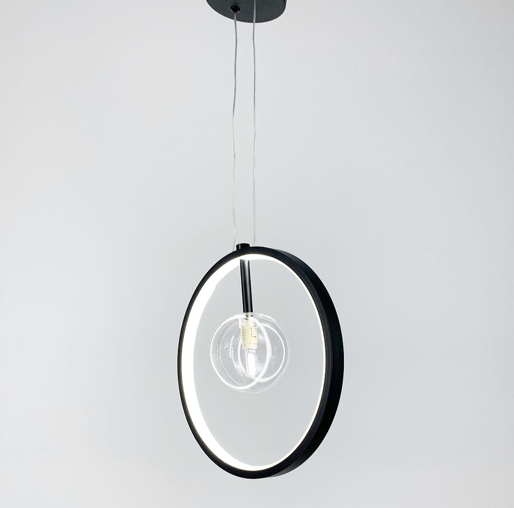 Мінімалістичний світильник Bubi Black