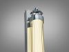 Настінне бра хром LED 8 Вт Ø 36*5 см 9010/360HR