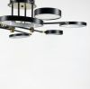 Стельова дизайнерська LED люстра чорна  AOC 21/8