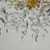 Вишукана золота люстра DIAMINA з кришталевим камінням Ø 50 см 33007-460 GD