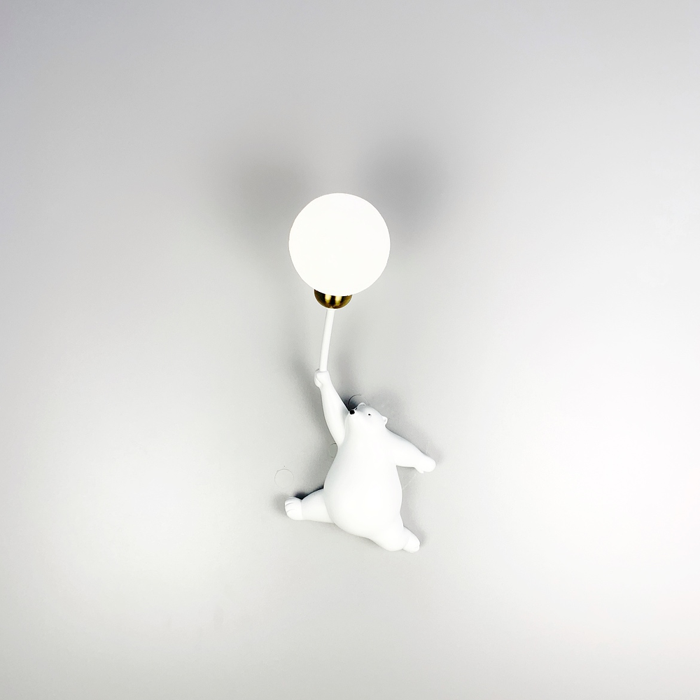 Настінний світильник ведмеженя BEAR BALLOONS WSG 10-100 Left