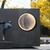 Настінно-стельовий світильник з імітацією напівмісяця на 3 режими  60 см