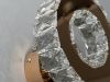 Кришталева кругла світлодіодна бра золото 9602G