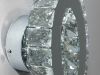 Чарівний настінний кришталевий LED світильник, 6W, хром